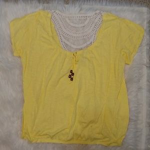 WORN ONCE LOVELY YELLOW TOP